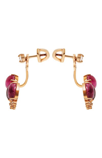 Серьги с подвесами с розовым турмалином и топазами MOONKA, арт. ai-erj-p, фото 3