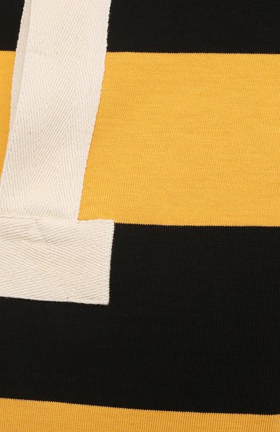 Хлопковое поло GUCCI желтого цвета по цене 79200 руб., арт. 645251/XJC6F, фото 5 Хлопковое поло GUCCI, арт. 645251/XJC6F, фото 5