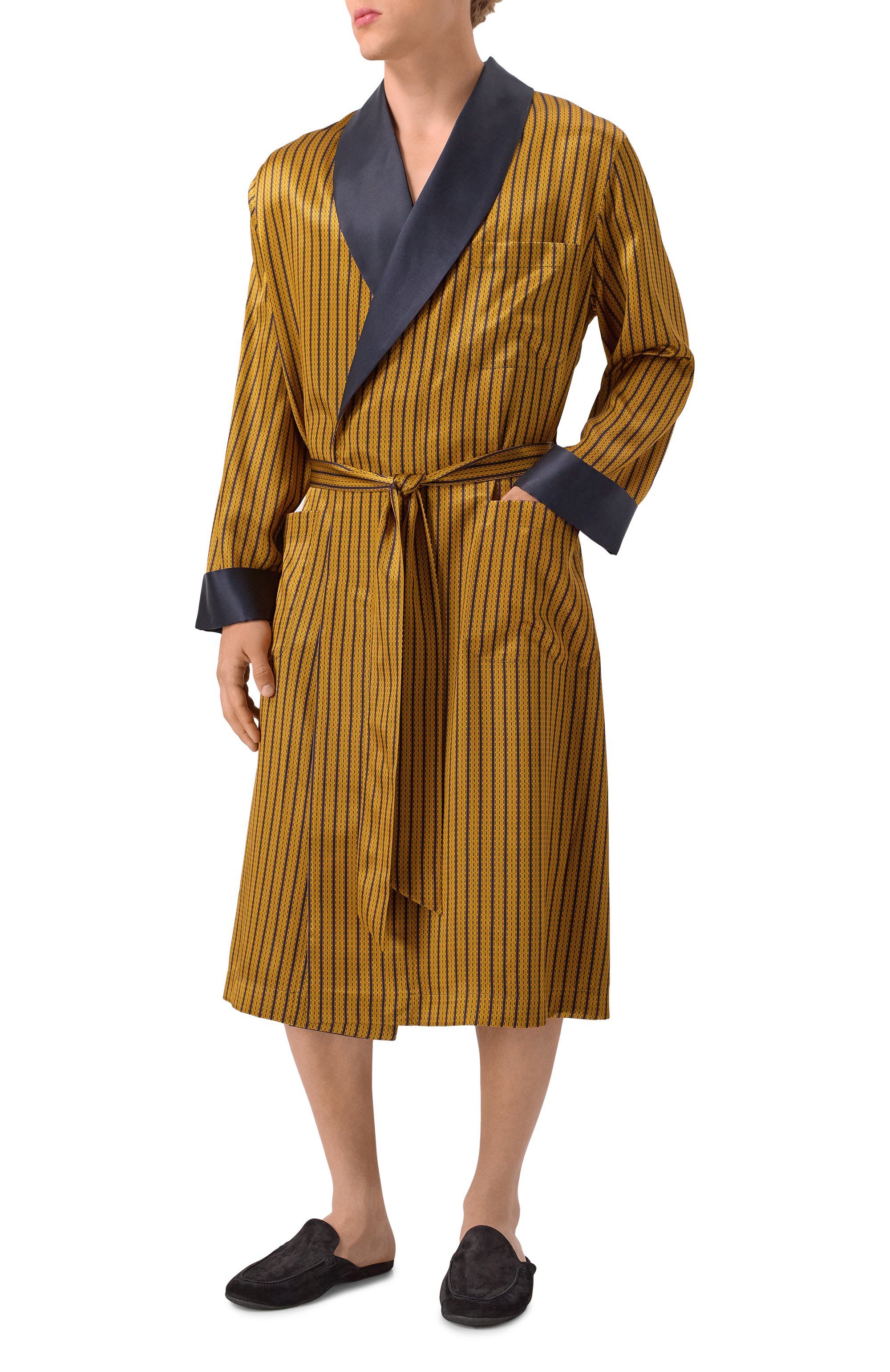 Шелковый халат STEFANO RICCI светло-коричневого цвета по цене 449000 руб., арт. VT004/57017V, фото 2 Шелковый халат STEFANO RICCI, арт. VT004/57017V, фото 2