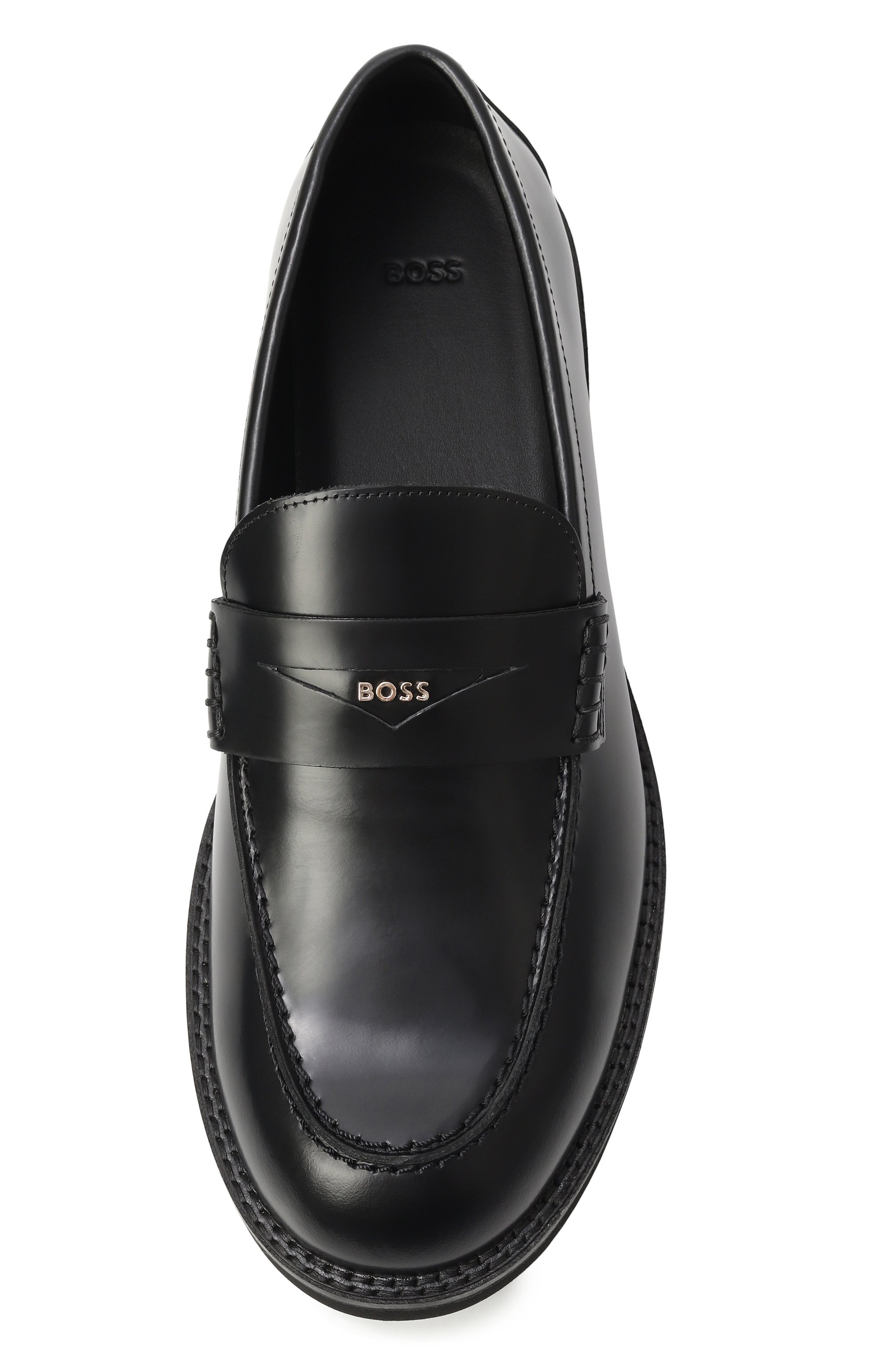 Кожаные пенни-лоферы BOSS, арт. 50548761, фото 6