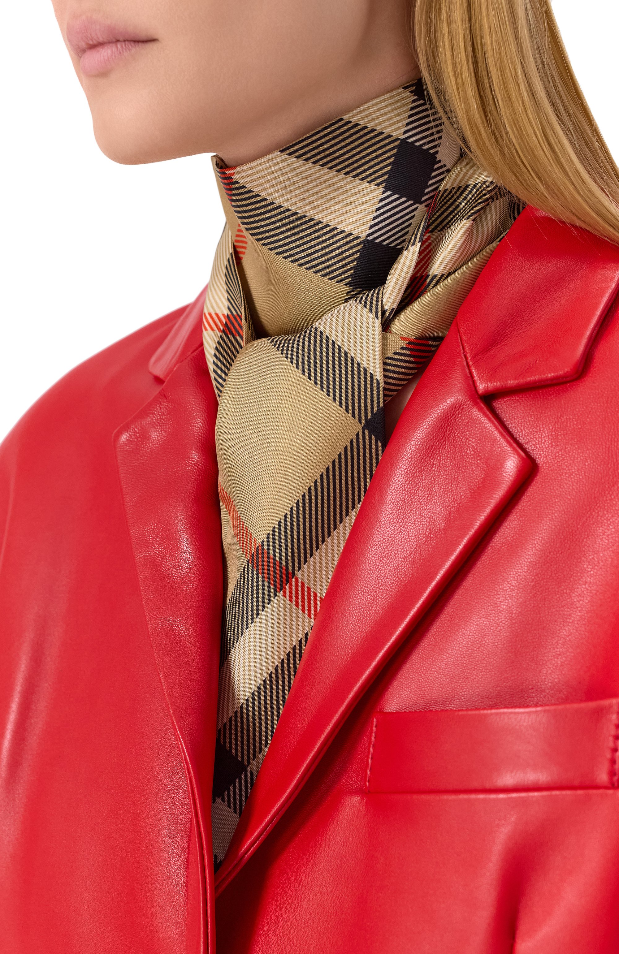 Шелковый шарф-твилли BURBERRY, арт. 8088136, фото 2