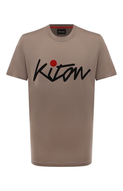 Мужская хлопковая футболка KITON, арт. UMK0482HE23