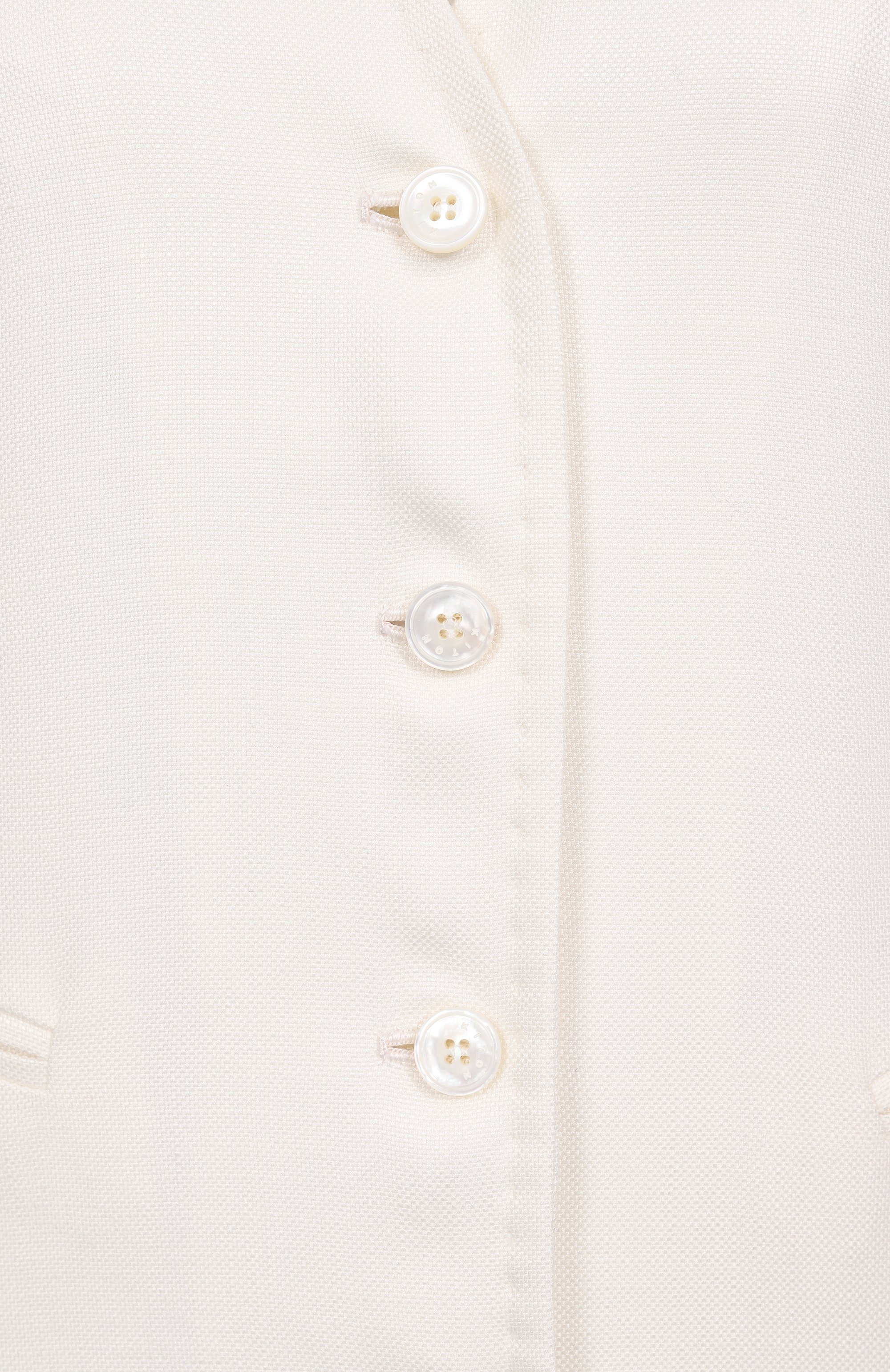 Жилет из вискозы KITON белого цвета по цене 108500 руб., арт. D47456K0919B01, фото 6 Жилет из вискозы KITON, арт. D47456K0919B01, фото 6