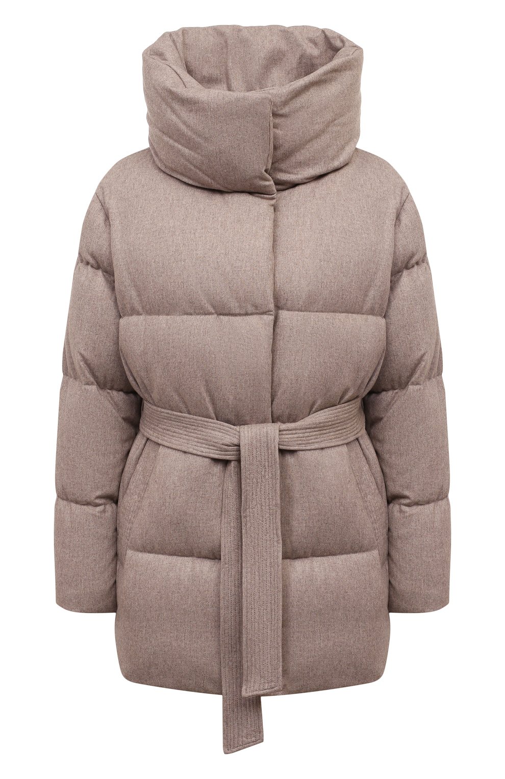 Пуховик HETREGO бежевого цвета по цене 96350 руб., арт. 8N740/R0SALIE, фото 1 Пуховик HETREGO, арт. 8N740/R0SALIE, фото 1