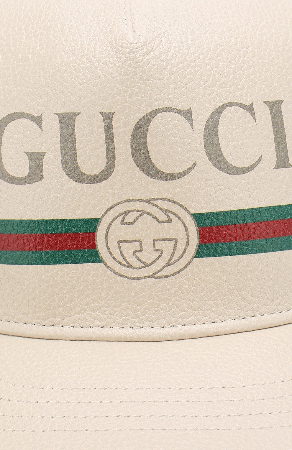 Кожаная кепка с логотипом бренда GUCCI, арт. 426887/4HD93, фото 3