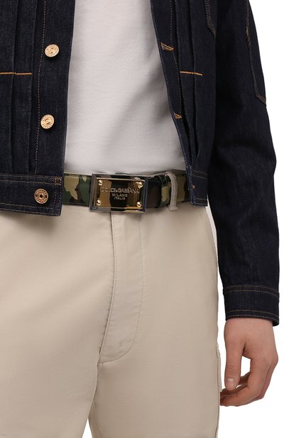 Кожаный ремень DOLCE & GABBANA, арт. BC4676/AQ405, фото 2