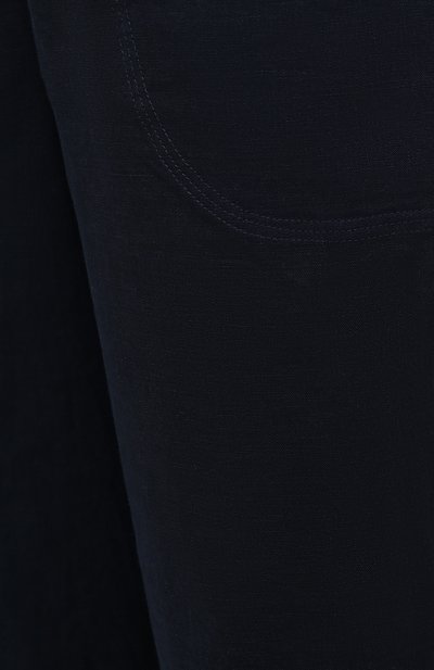 Льняные брюки GIORGIO ARMANI темно-синего цвета по цене 94950 руб., арт. 1SHPP0HA/T022F, фото 5 Льняные брюки GIORGIO ARMANI, арт. 1SHPP0HA/T022F, фото 5