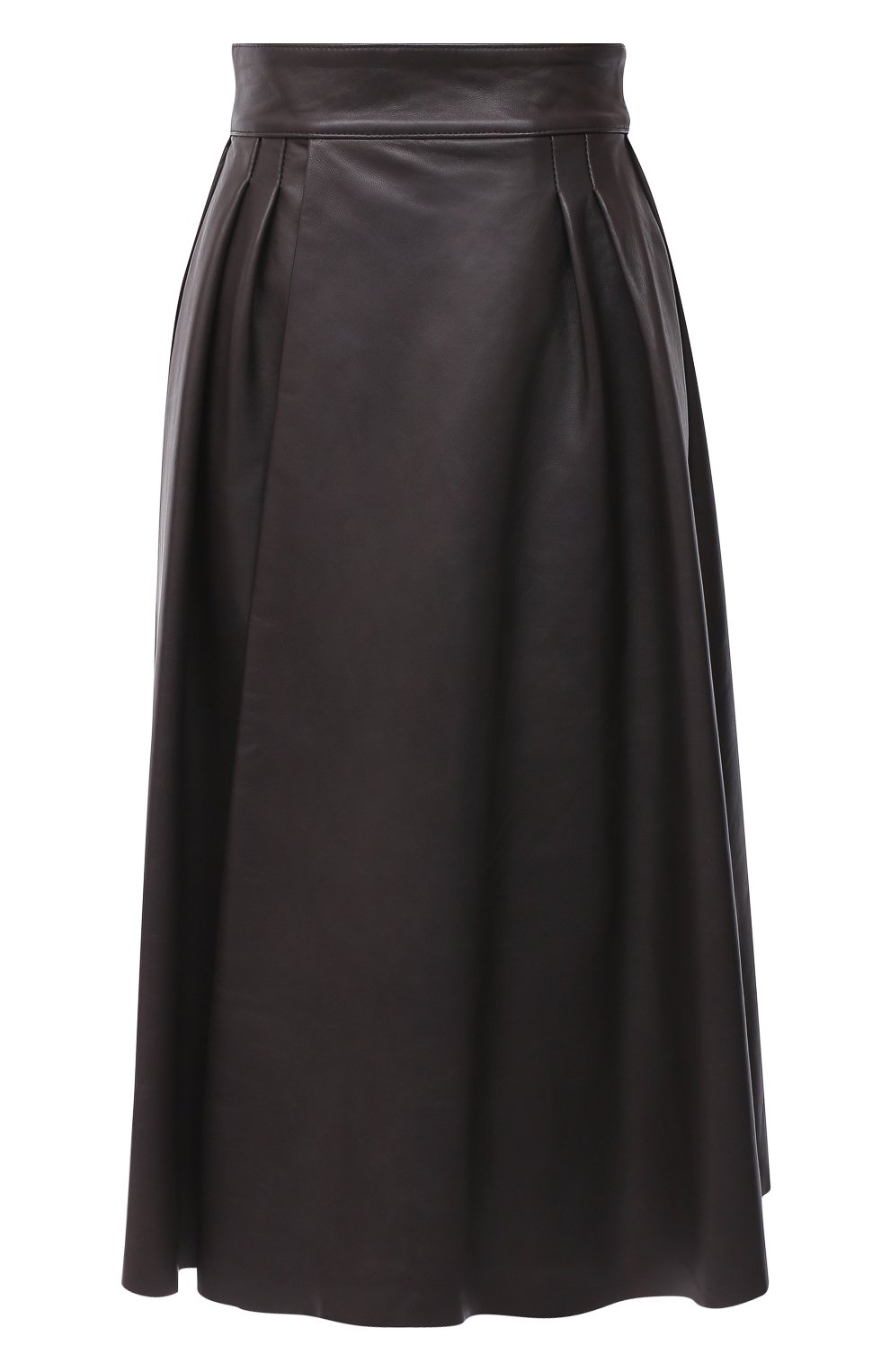 Кожаная юбка DOLCE & GABBANA, арт. F4BZML/HULJ7, фото 1