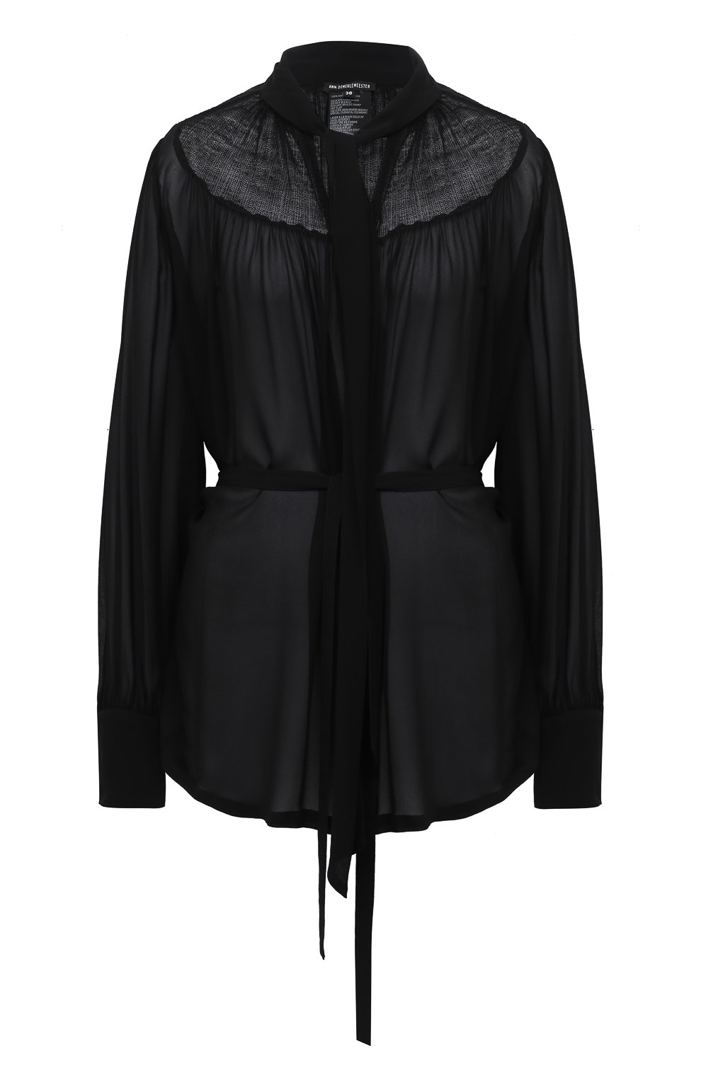 Блузка из вискозы ANN DEMEULEMEESTER, арт. 2002-1810-P-140-099, фото 1
