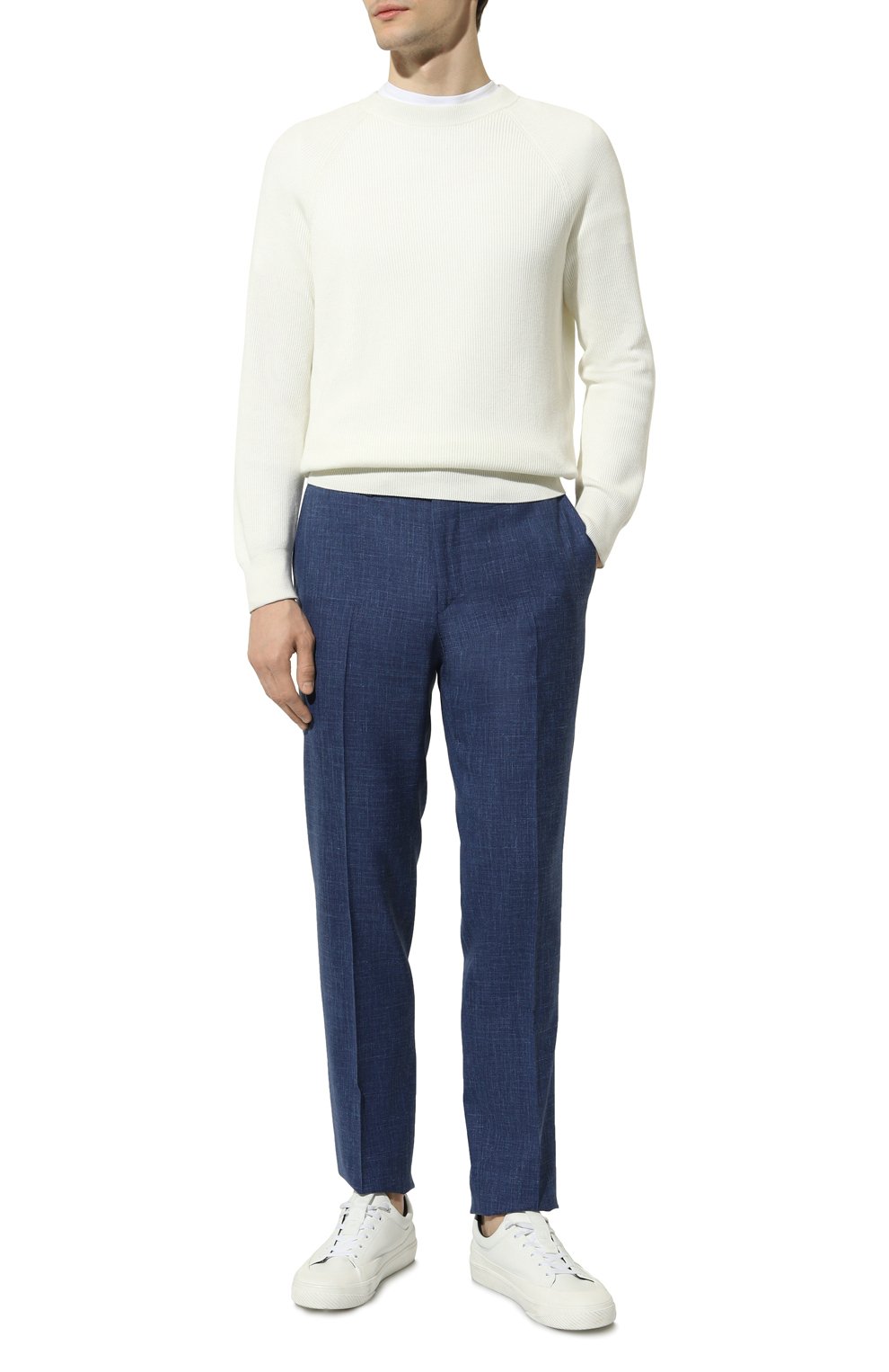 Брюки из шерсти и шелка CANALI, арт. 71019/AE00386, фото 2