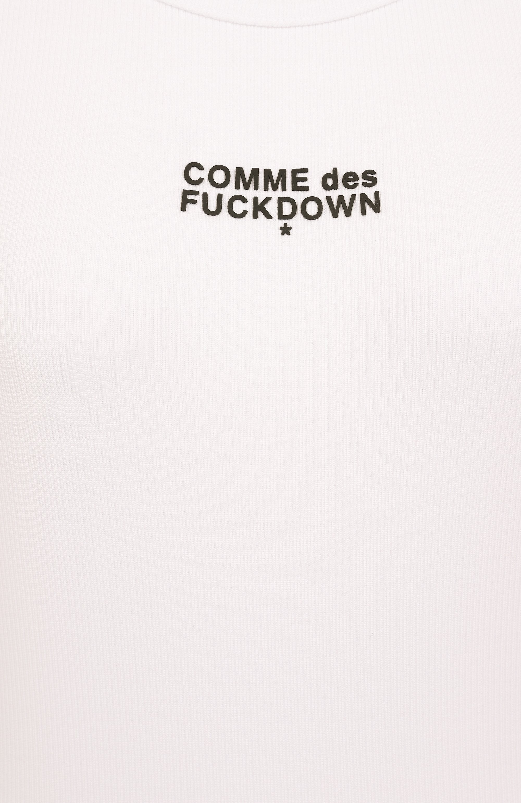 Хлопковая майка COMME DES FUCKDOWN, арт. CFABW01246, фото 6