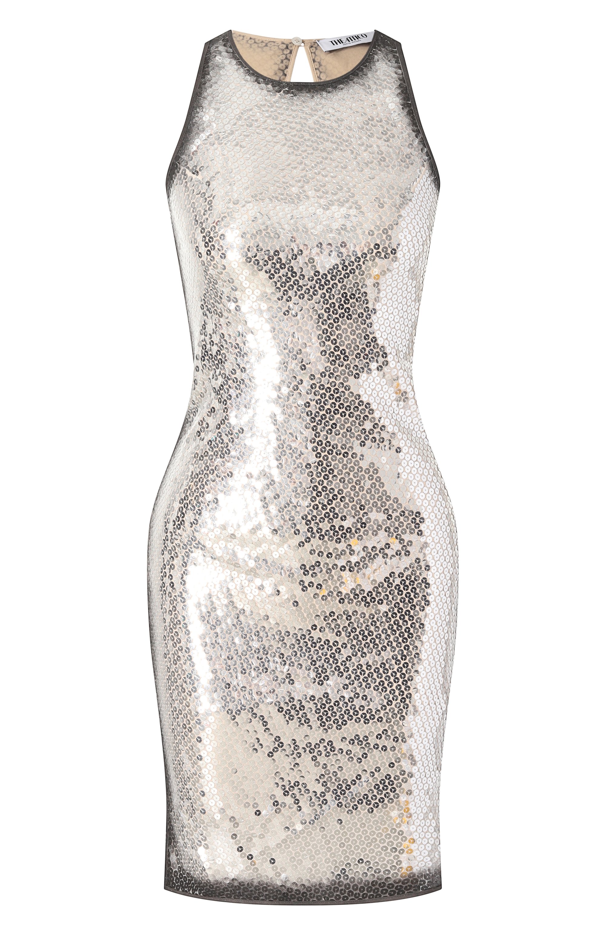 Платье с отделкой пайетками THE ATTICO, арт. 250WCA00389/EEE103SP, фото 1