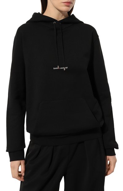 Хлопковое худи SAINT LAURENT, арт. T58P 677256, фото 3