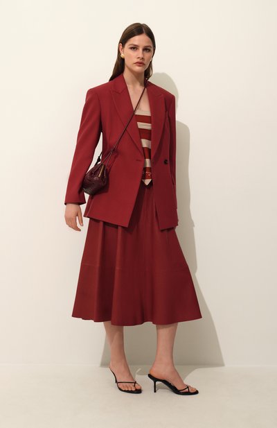 Хлопковый платок BURBERRY, арт. 8101580, фото 5