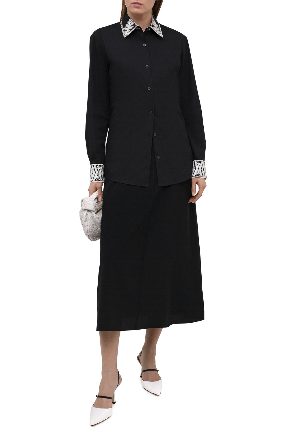 Хлопковая рубашка DRIES VAN NOTEN, арт. 211-30783-2293, фото 2