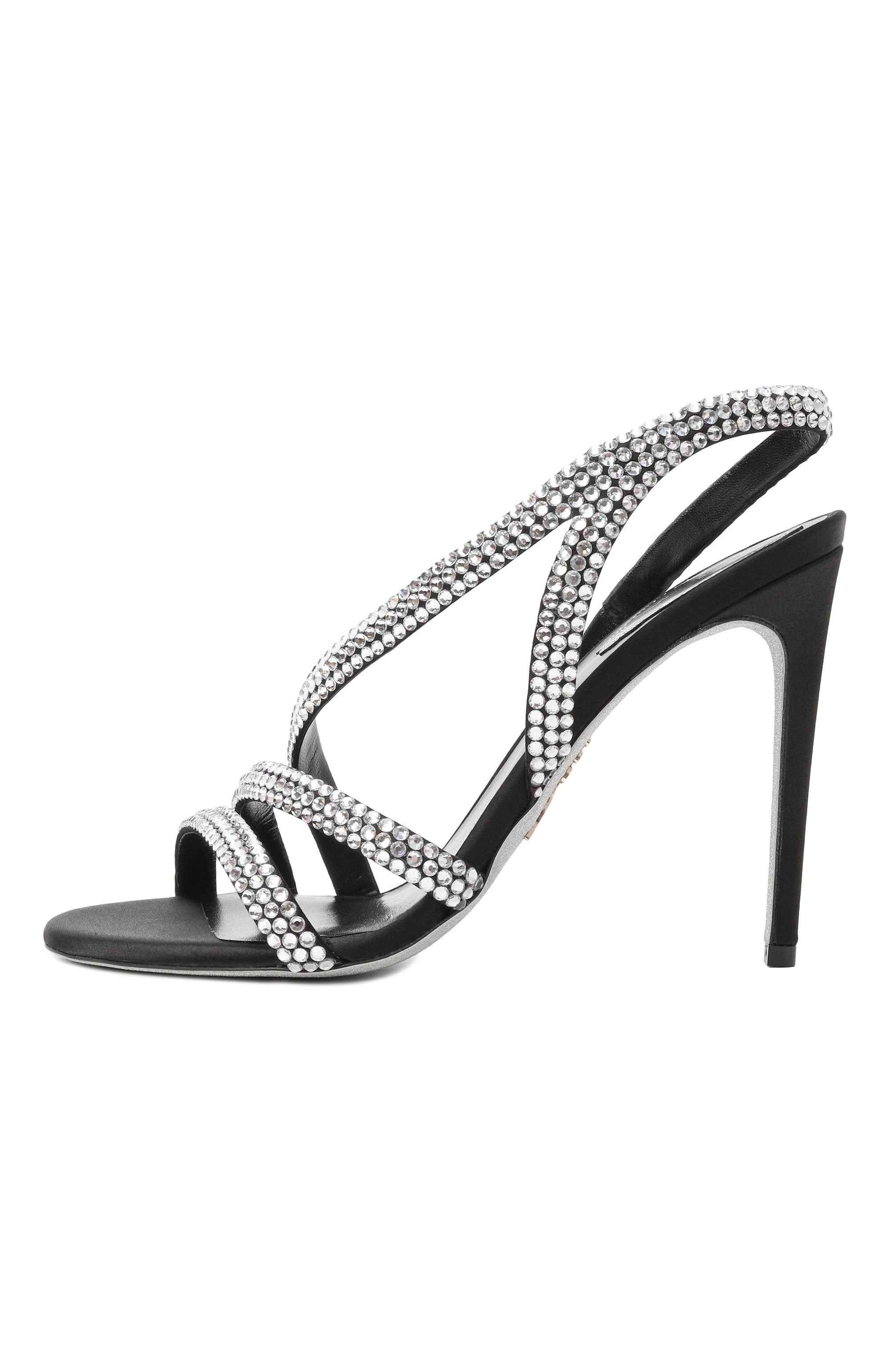 Текстильные босоножки lisa 105 RENE CAOVILLA, арт. C12190-105/R001, фото 4