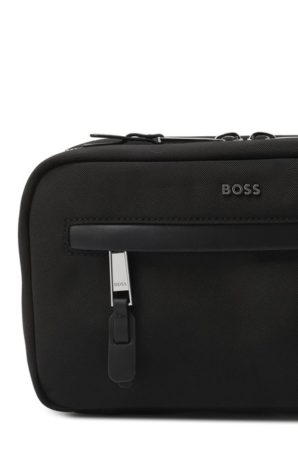 Мужской текстильный несессер BOSS черного цвета, арт. 50541571 | Фото 2 (Драгоценные �камни: Проставлено; Материал: Текстиль; Материал сплава: Проставлено; Размер: small)