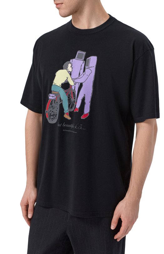 Хлопковая футболка Undercover UC1F3801 Чёрный  UC1F3801 Фото 3