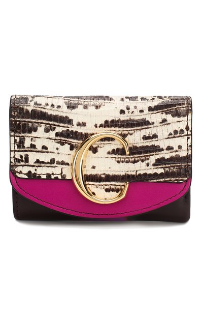 Кожаное портмоне chloé c CHLOÉ, арт. CHC19AP058B53, фото 1