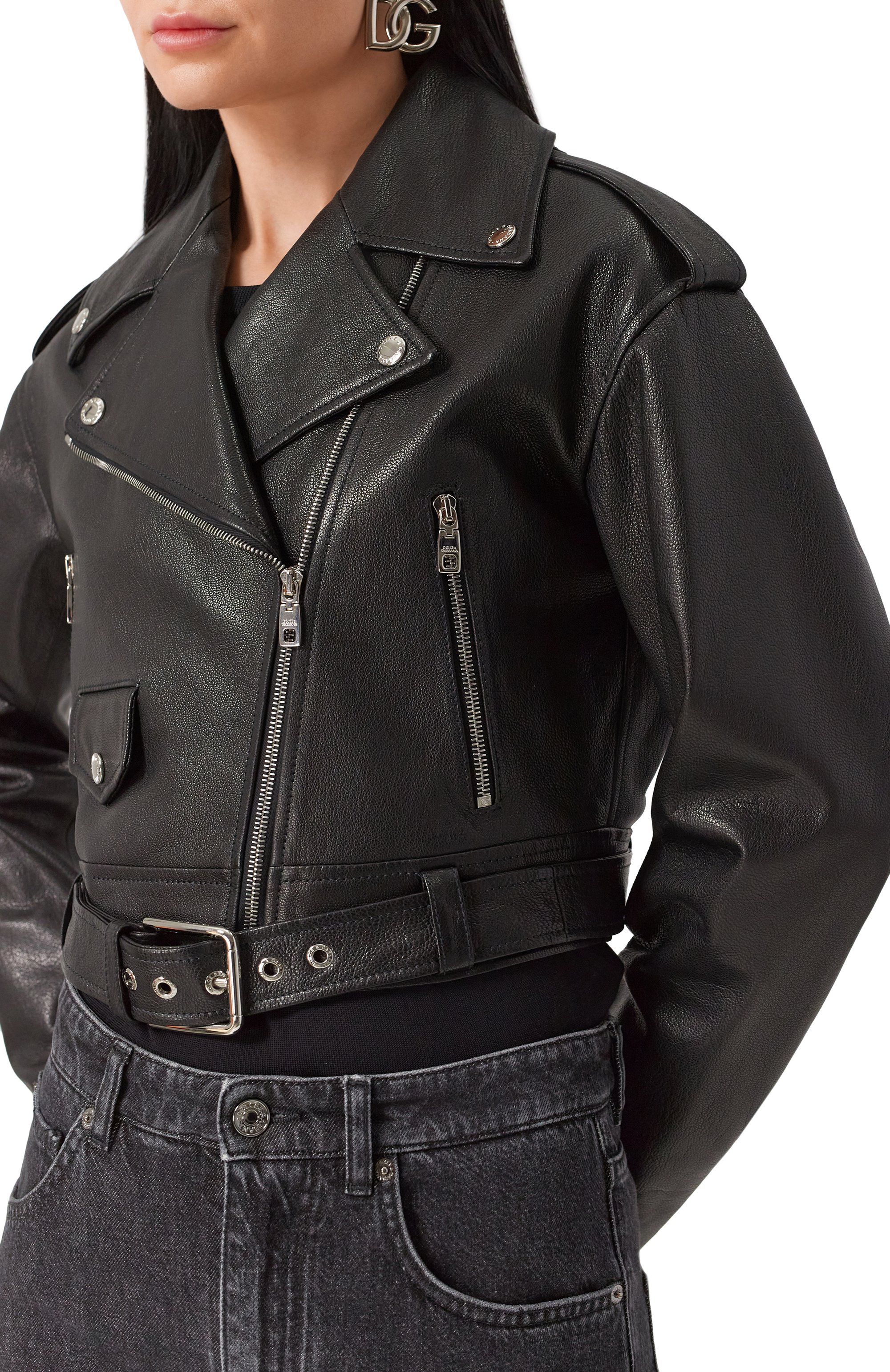 Кожаная куртка DOLCE & GABBANA, арт. F9R87L/HULVJ, фото 5