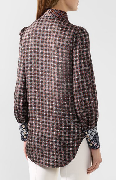 Шелковая блузка GUCCI, арт. 602041/ZADFY, фото 4
