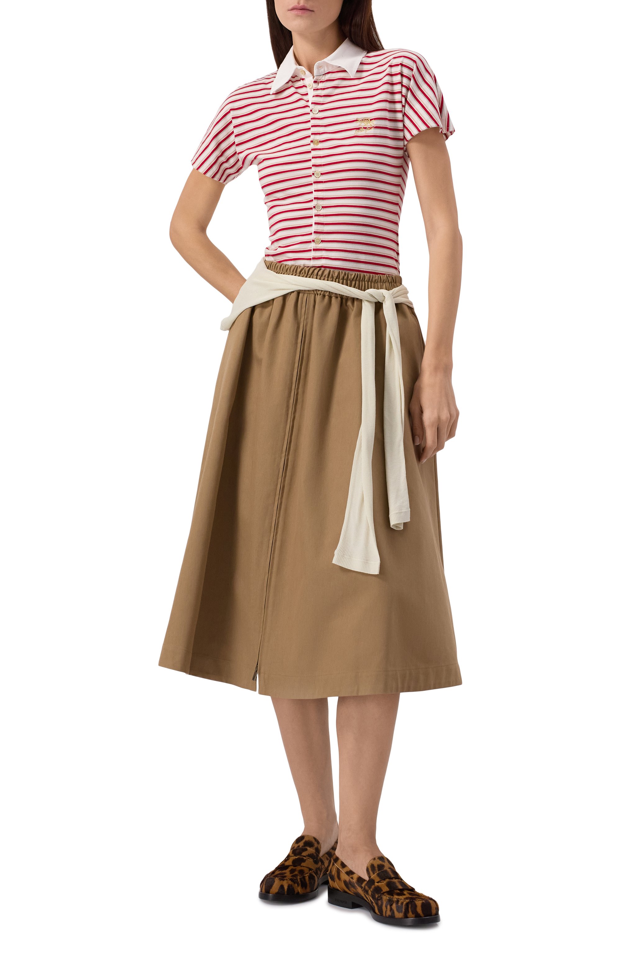 Хлопковое поло GOLDEN GOOSE DELUXE BRAND, арт. GWP02189.P001893, фото 2