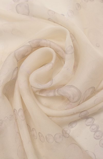 Шелковый шарф LANVIN бежевого цвета по цене 32600 руб., арт. 6L7020/SR659/, фото 2 Шелковый шарф LANVIN, арт. 6L7020/SR659/, фото 2