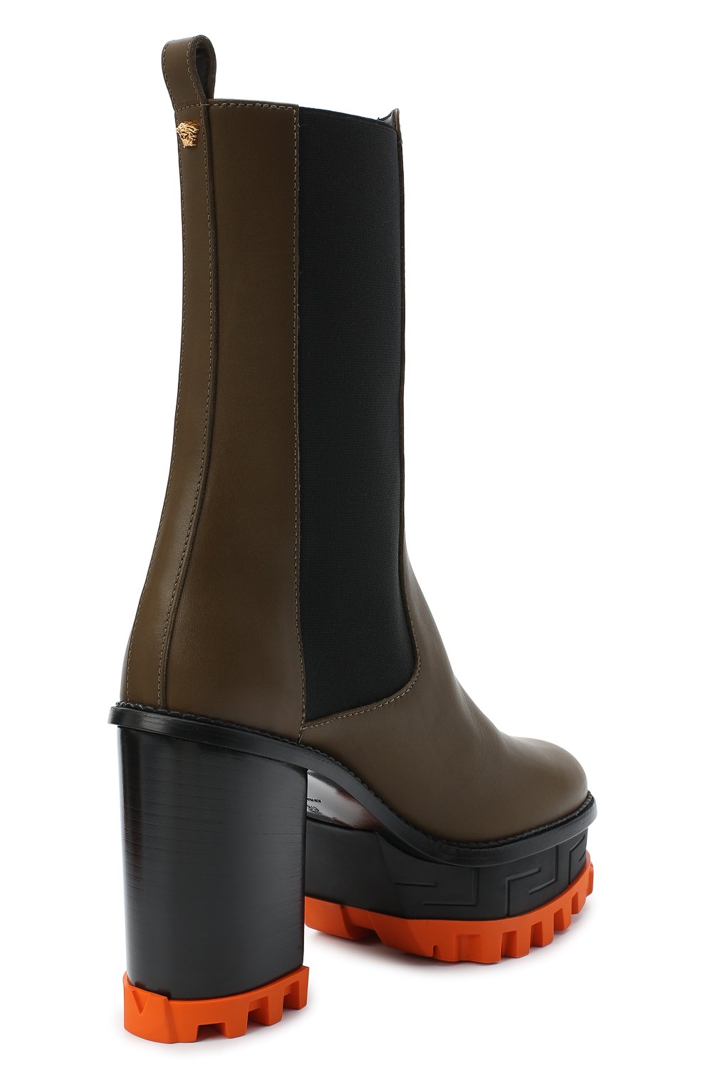 Кожаные ботильоны greca labyrinth VERSACE, арт. DST420Q/DVTA3, фото 4