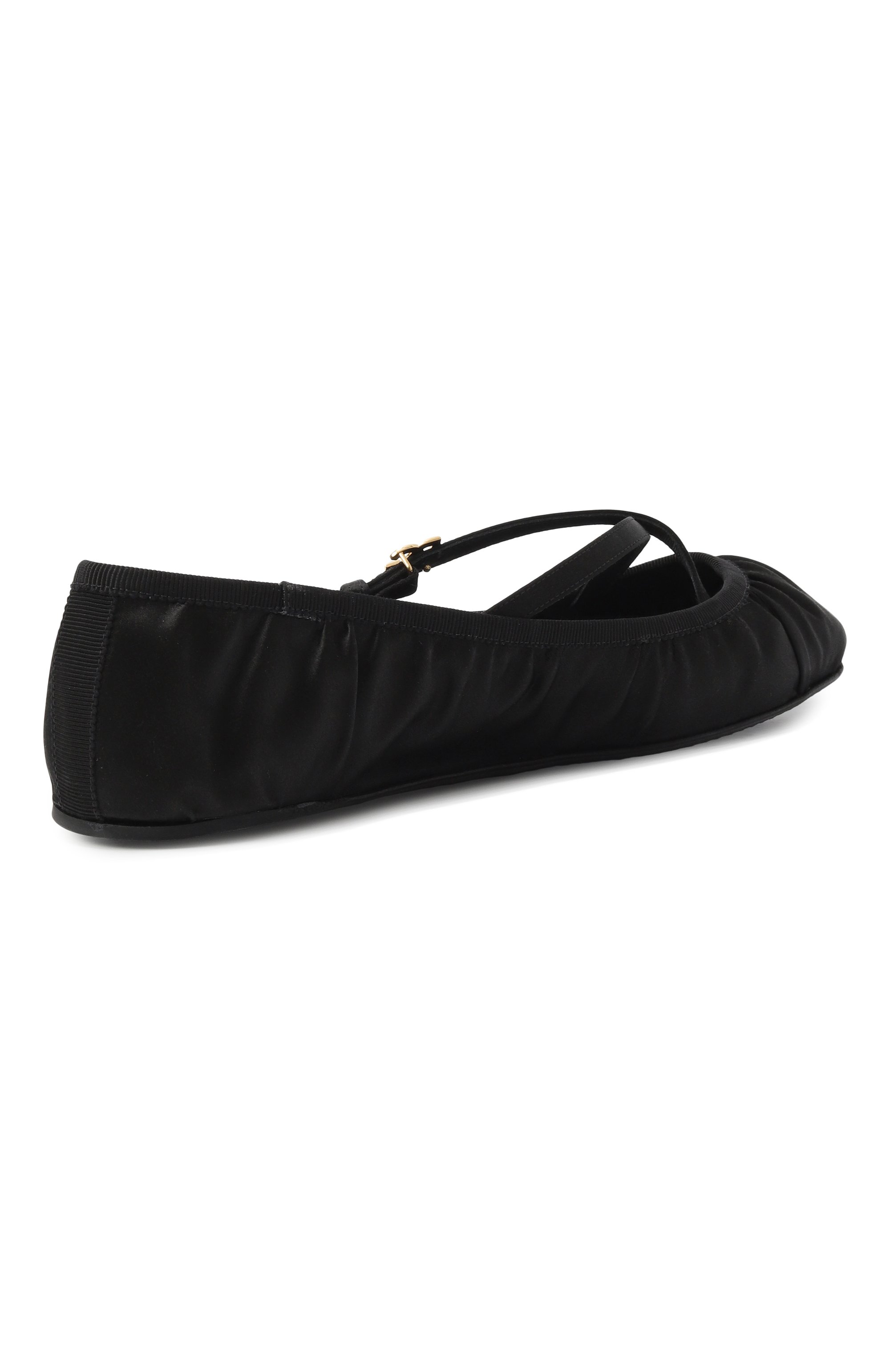 Текстильные балетки vally DOLCE & GABBANA черного цвета по цене 85650 руб., арт. CB0258/AD160, фото 5 Текстильные балетки vally DOLCE & GABBANA, арт. CB0258/AD160, фото 5