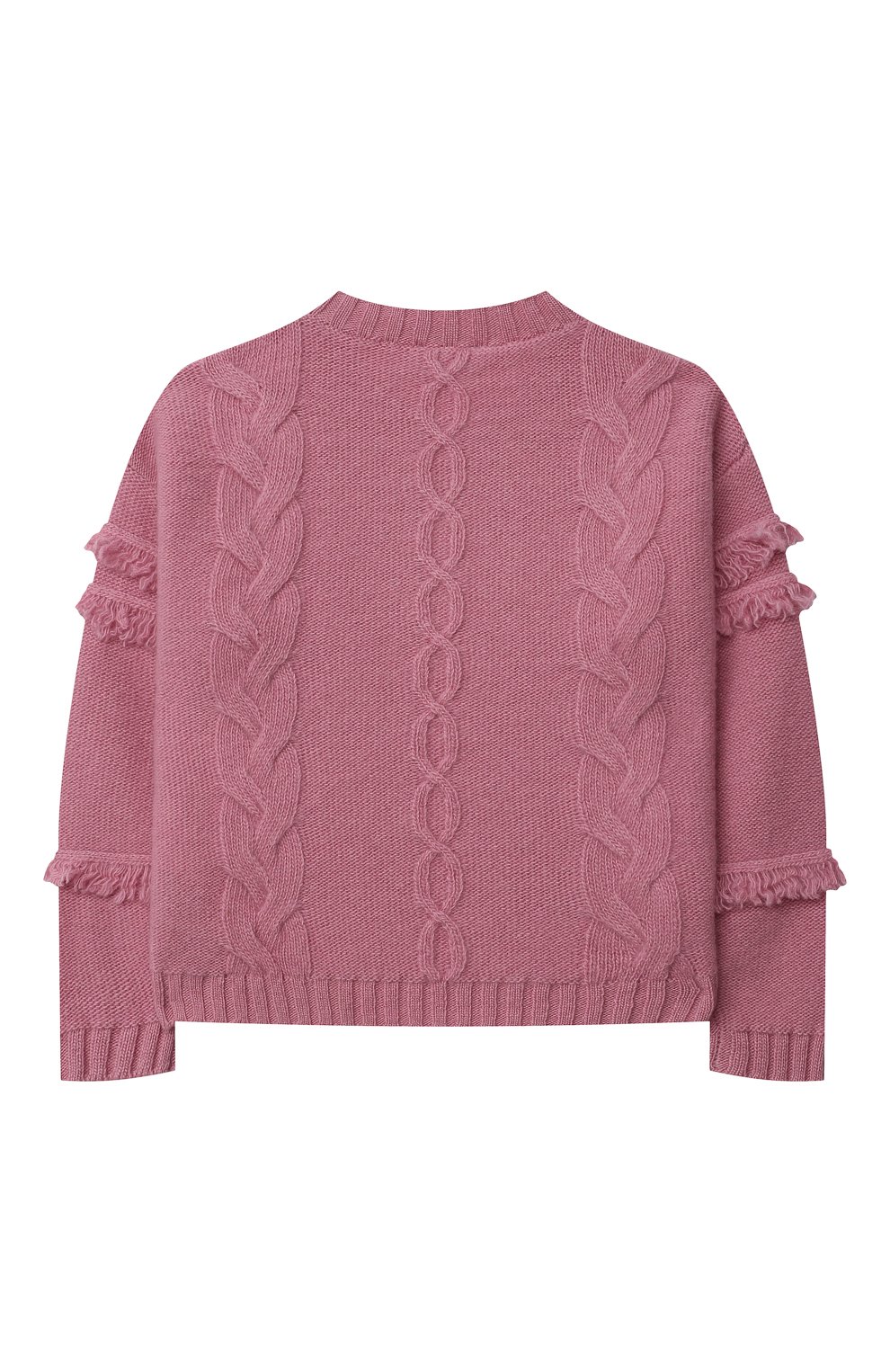 Шерстяной пуловер IL GUFO розового цвета по цене 16150 руб., арт. A21MA360EM220/2A-4A, фото 2 Шерстяной пуловер IL GUFO, арт. A21MA360EM220/2A-4A, фото 2