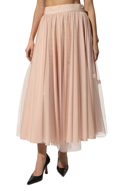 Юбка ALEXANDER MCQUEEN розового цвета по цене 155500 руб., арт. 659364/QEACR, фото 3 Юбка ALEXANDER MCQUEEN, арт. 659364/QEACR, фото 3