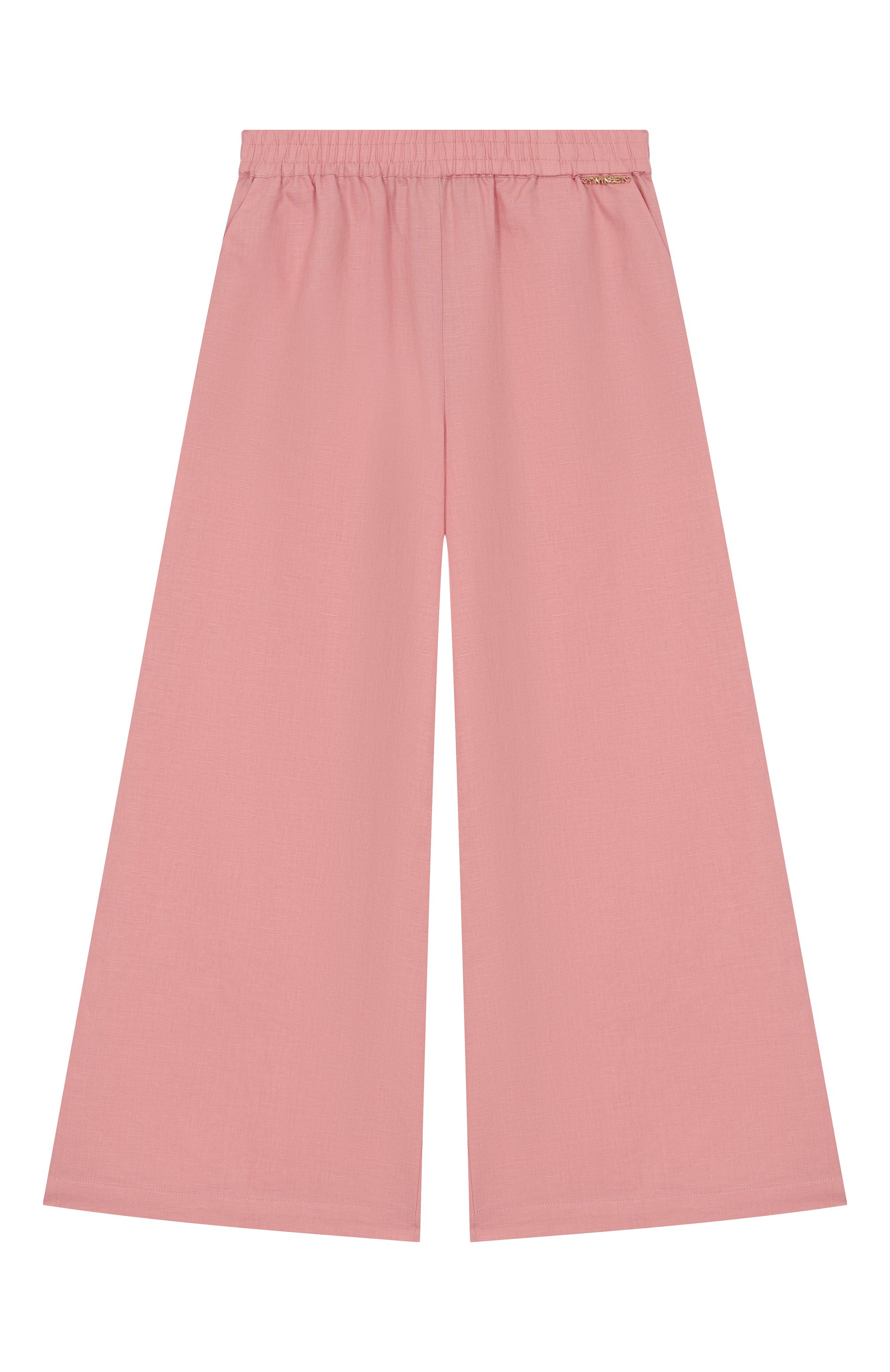 Брюки изо льна и хлопка TWINSET, арт. 251GJ2400, фото 1