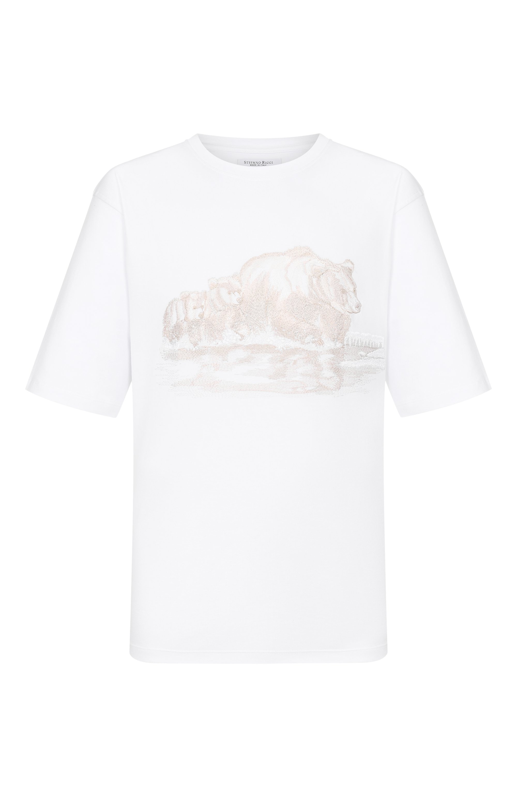 Хлопковая футболка STEFANO RICCI, арт. MNH6205350/LUXT, фото 1