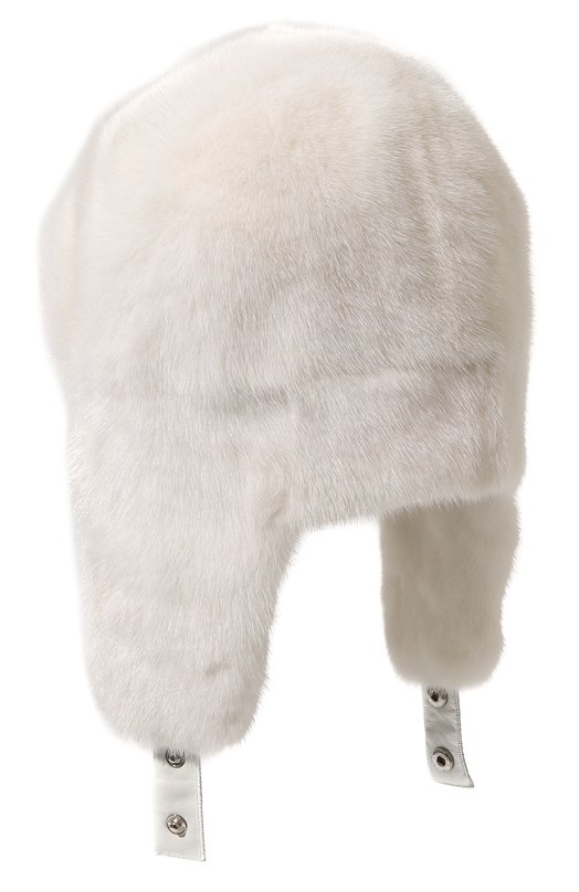 Меховая шапка-ушанка из соболя VICTORIA KUSENKOVA 321700001227 Белый  321700001227 Фото 2