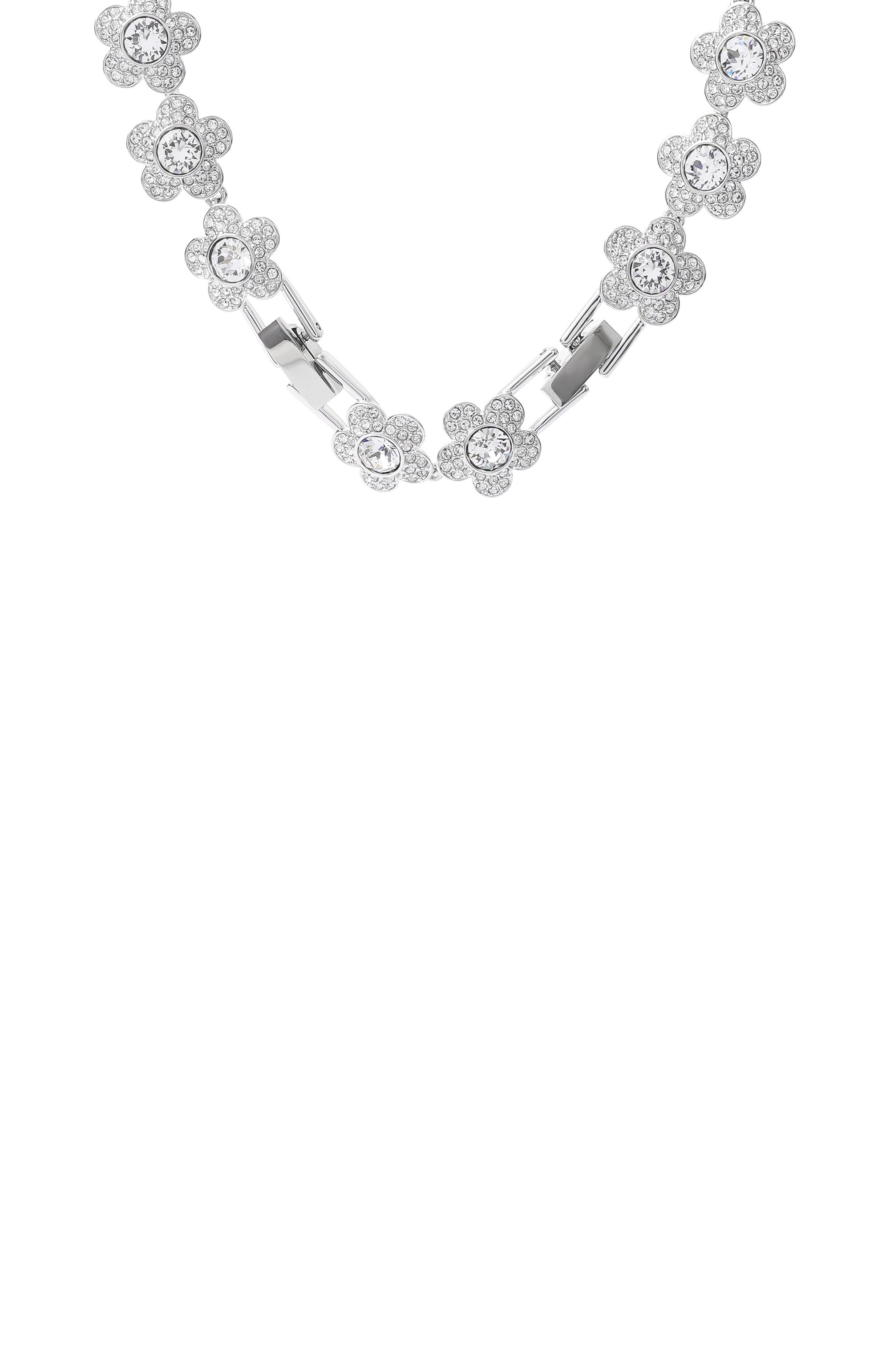 Колье ariana grande x swarovsky SWAROVSKI серебряного цвета по цене 43100 руб., арт. 5749179, фото 4 Колье ariana grande x swarovsky SWAROVSKI, арт. 5749179, фото 4