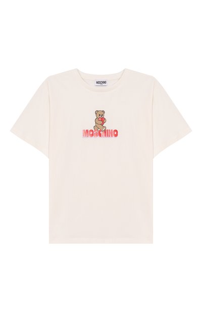 Хлопковая футболка MOSCHINO, арт. HDM074/LBA00_001