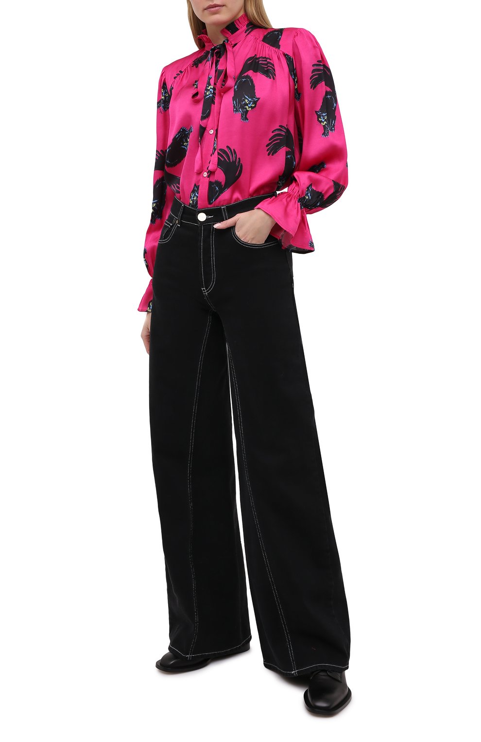 Блузка из вискозы MSGM, арт. 2942MDE129 207853, фото 2