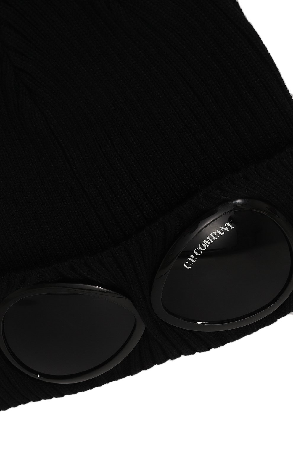 Хлопковая шапка C.P. COMPANY темно-синего цвета по цене 17550 руб., арт. 14CMAC016A-000727A, фото 3 Хлопковая шапка C.P. COMPANY, арт. 14CMAC016A-000727A, фото 3