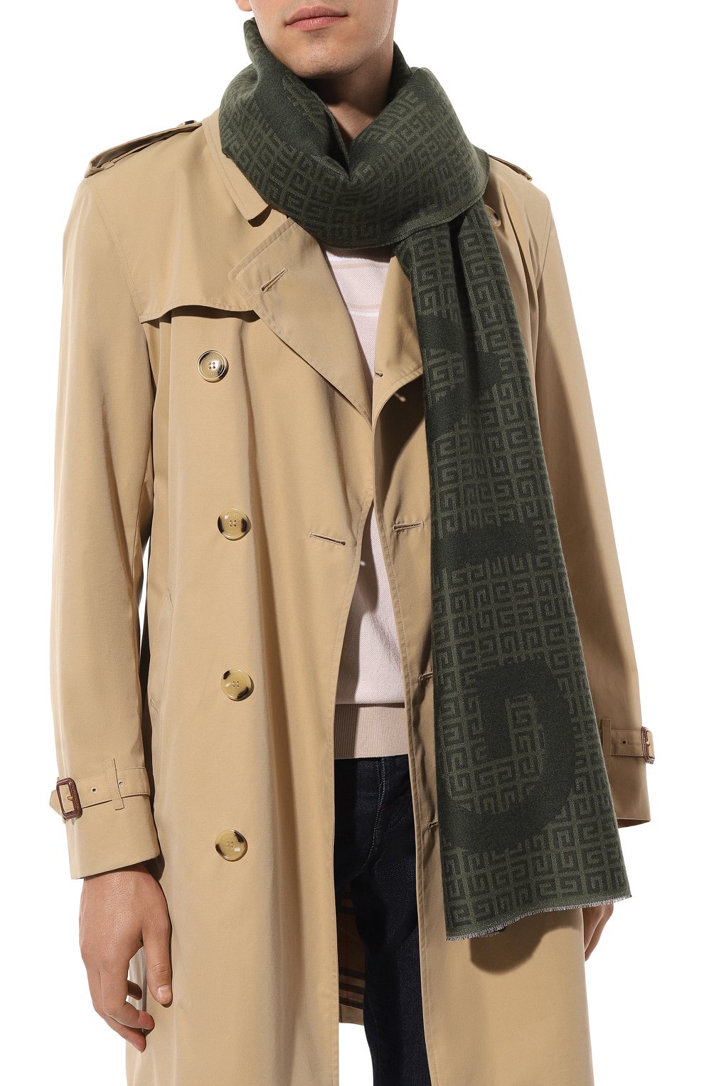 Шарф из шерсти и шелка GIVENCHY, арт. GV3518/J5285, фото 2