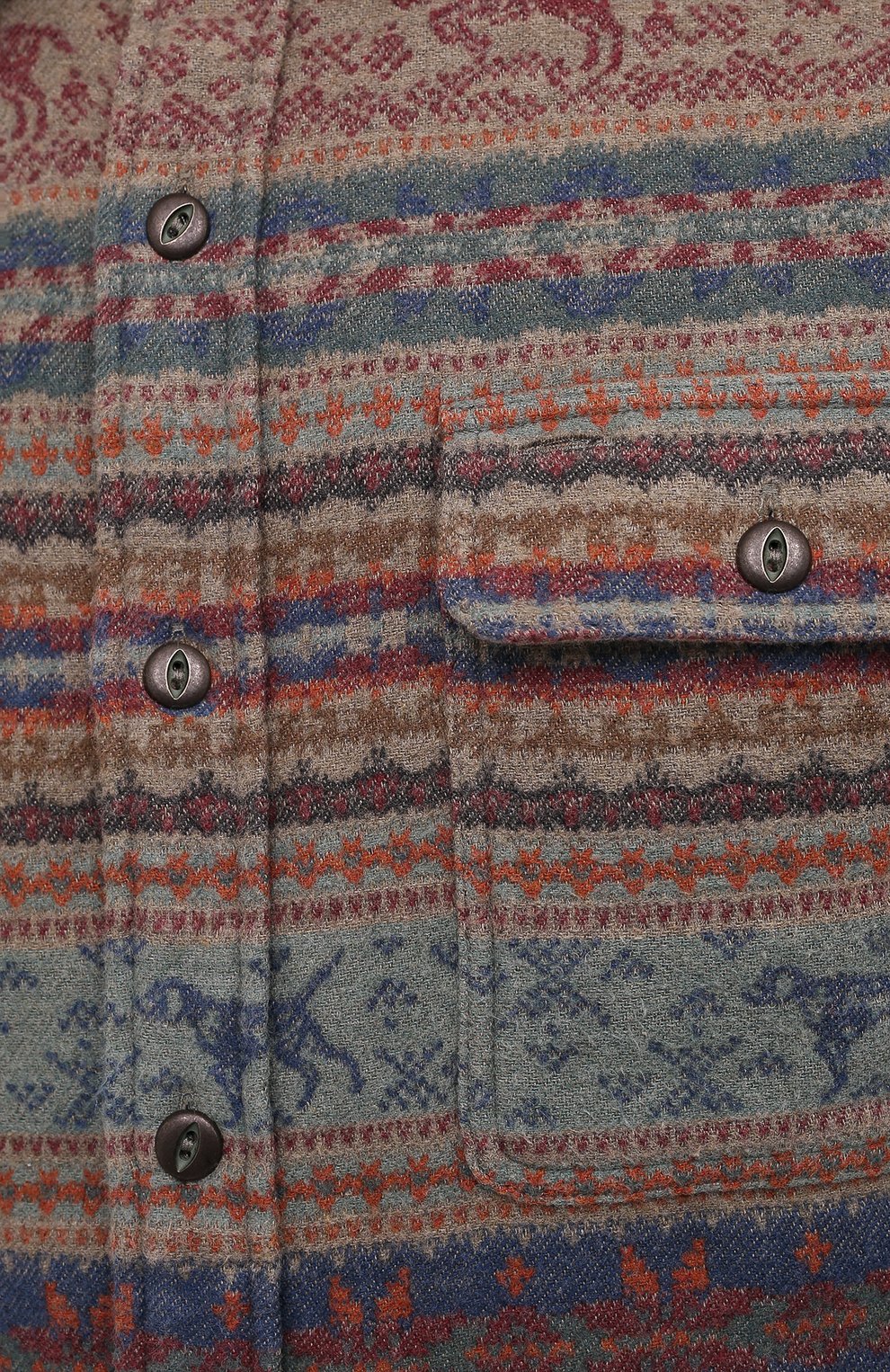 Хлопковая рубашка RRL, арт. 782799941, фото 5