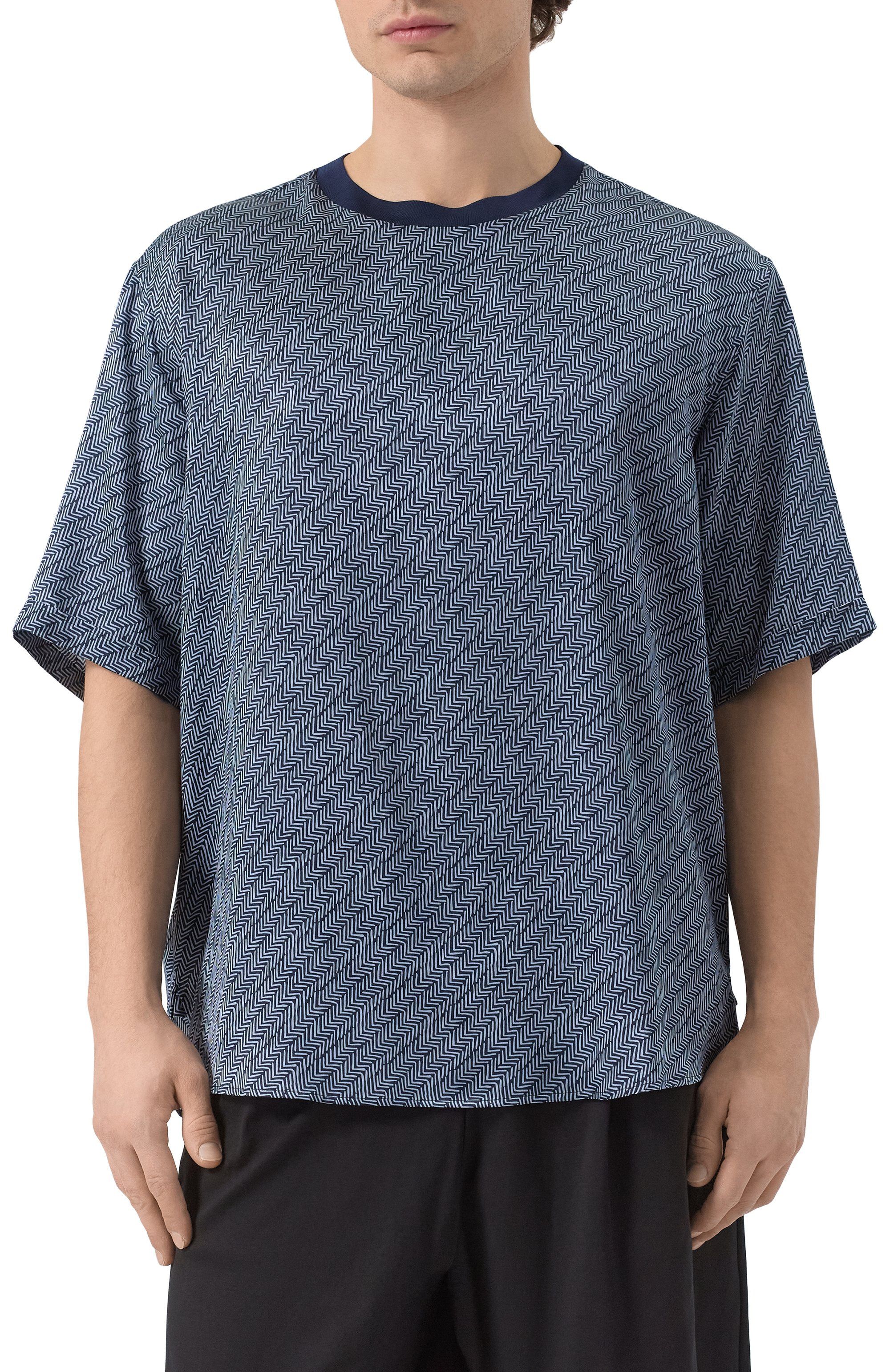 Шелковая футболка GIORGIO ARMANI, арт. GM000055/TE14717, фото 3