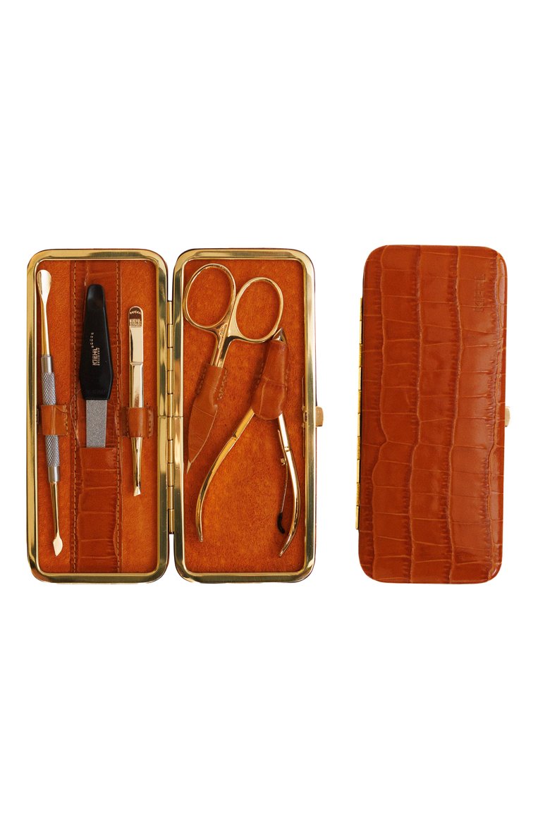 Маникюрный набор KIEHL SOLINGEN бесцветного цвета, арт. 9521/24 Orange | Фото 1 (Нос: Не проставлено; Региональные ограничения белый список (Axapta Mercury): Не проставлено; Тип продукта - маникюр/педикюр: Наборы)