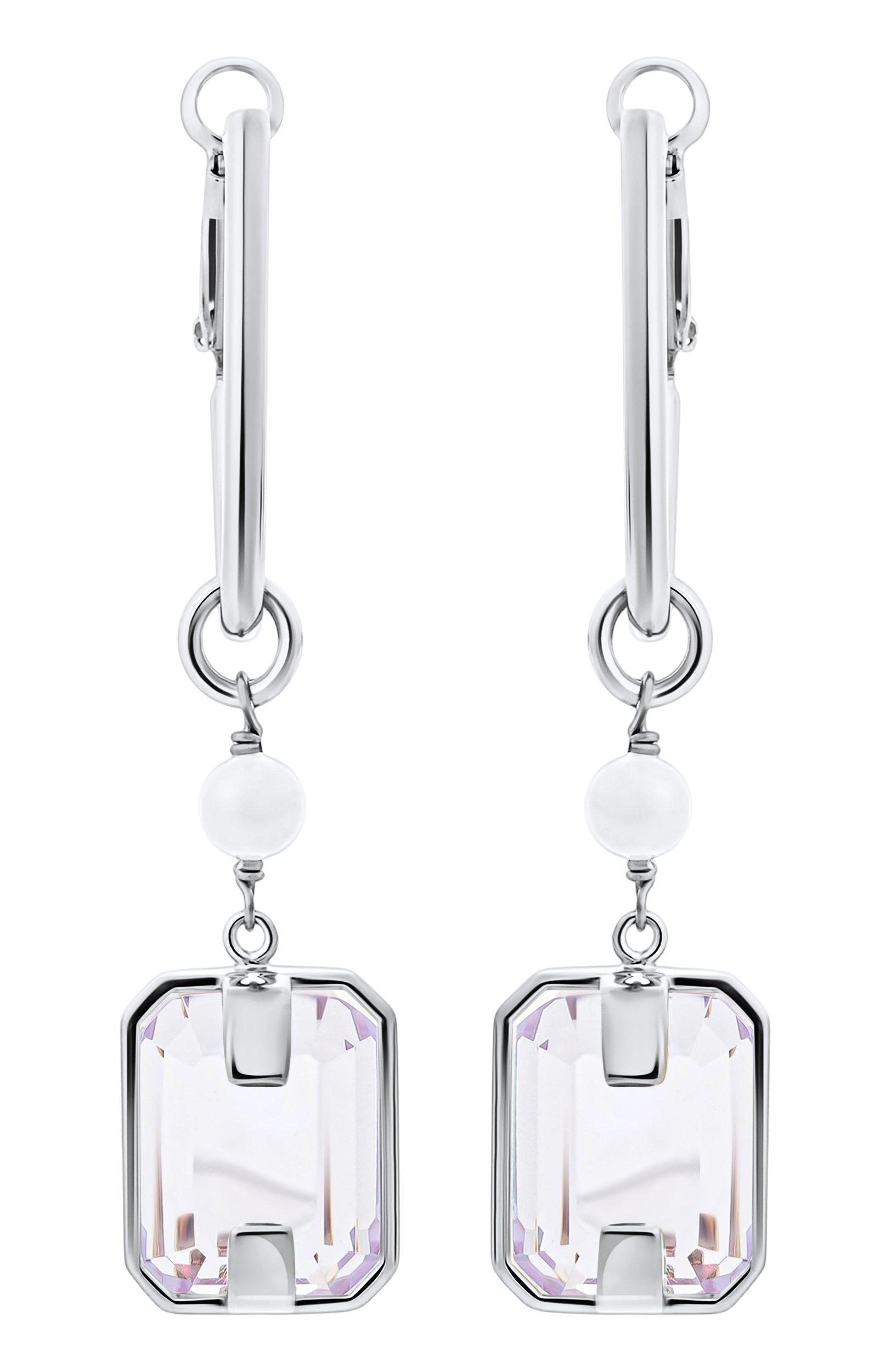 Серьги CRYSTALLINE JEWELLERY сиреневого цвета по цене 16060 руб., арт. 302WL, фото 1 Серьги CRYSTALLINE JEWELLERY, арт. 302WL, фото 1