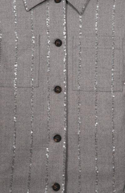 Шерстяная рубашка BRUNELLO CUCINELLI, арт. BB122S004A, фото 3