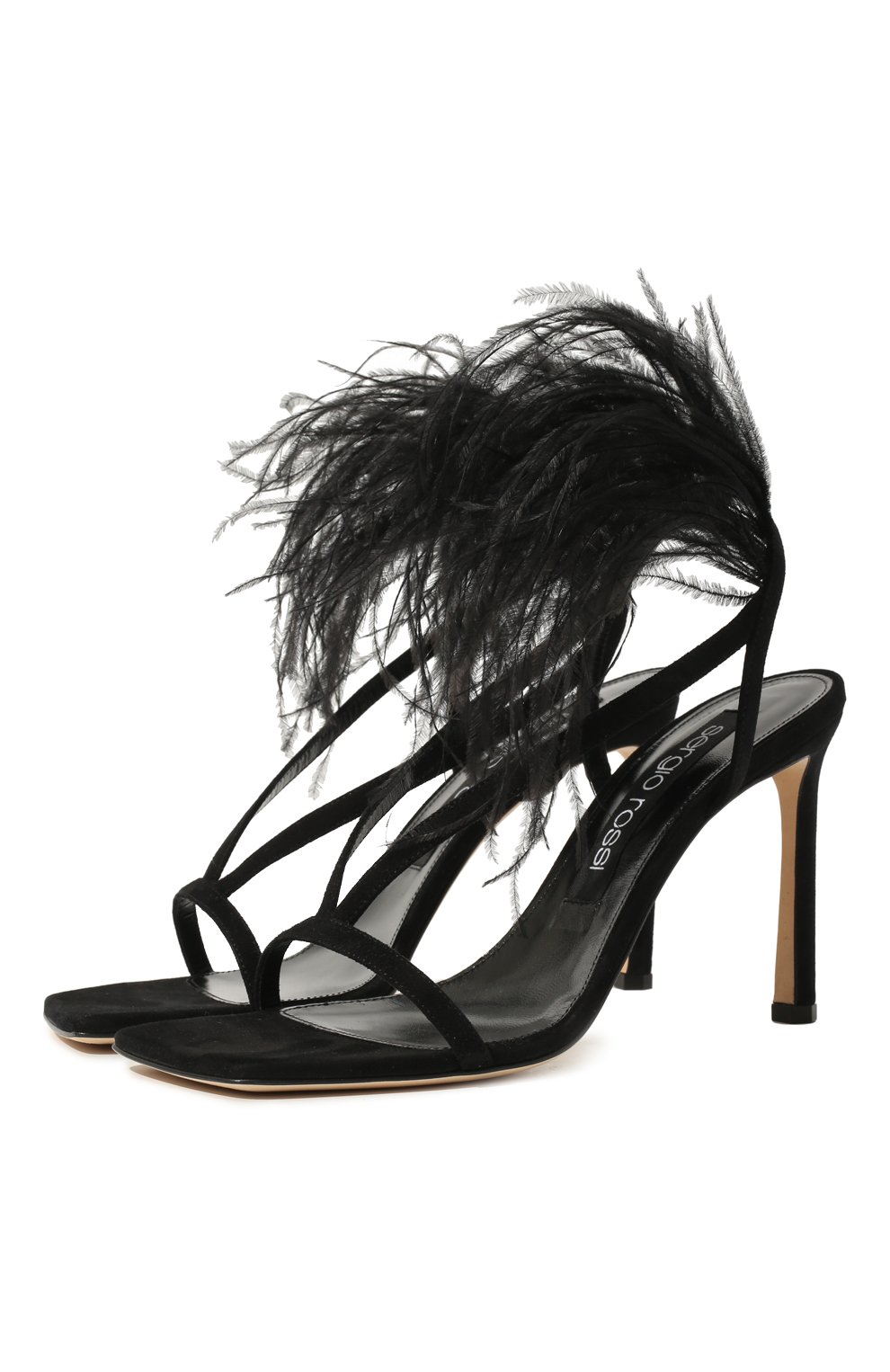 Замшевые босоножки SERGIO ROSSI, арт. B00150-MFI591, фото 1