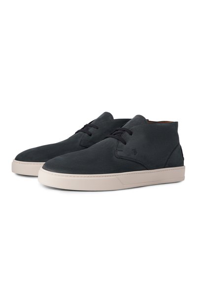 Кеды из нубука TOD’S темно-синего цвета по цене 77900 руб., арт. XXM04L00D80/6RN, фото 1 Кеды из нубука TOD’S, арт. XXM04L00D80/6RN, фото 1