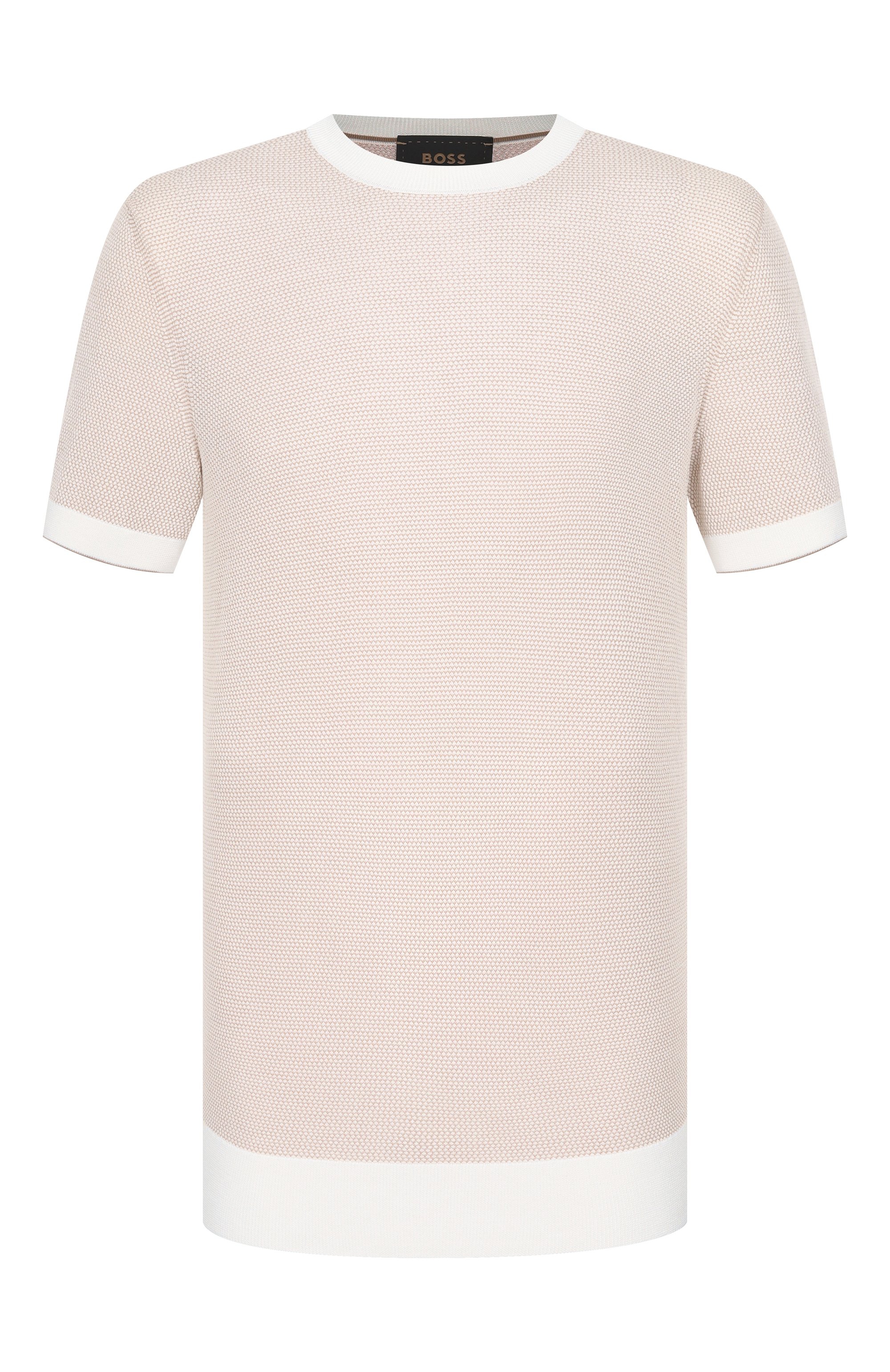 Джемпер из шелка и хлопка BOSS CAMEL, арт. 50560480, фото 1