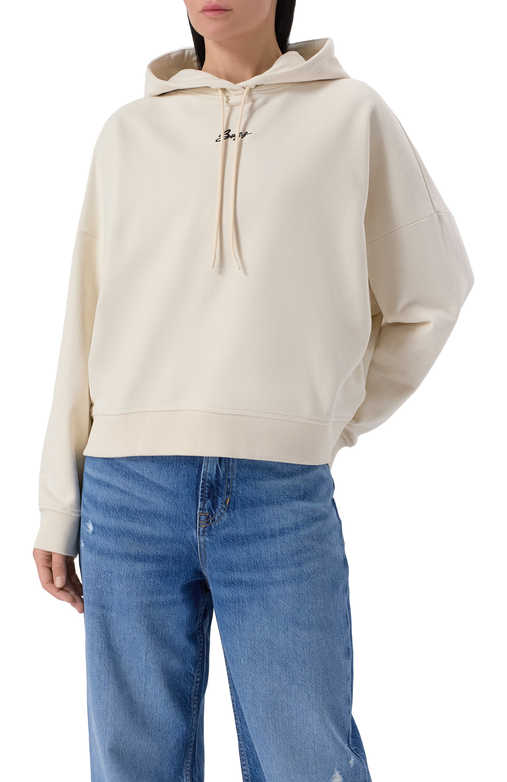 Хлопковое худи BOSS ORANGE, арт. 50547572, фото 3