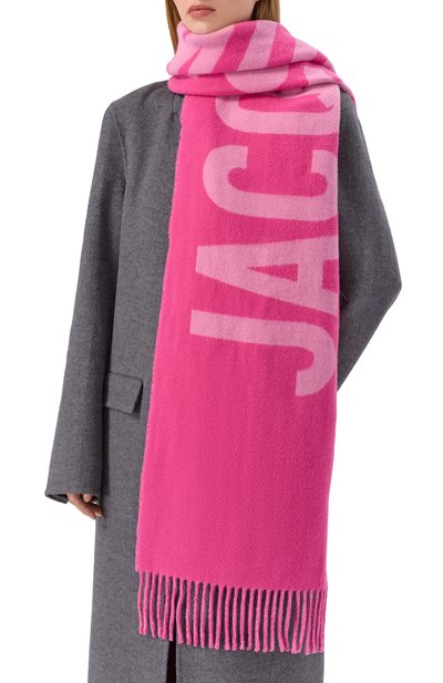 Шерстяной шарф JACQUEMUS, арт. 22HACU00435/A0T4001, фото 2