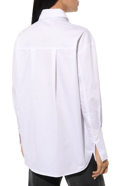 Рубашка PATRIZIA PEPE белого цвета по цене 31800 руб., арт. 8C0627_A303, фото 4 Рубашка PATRIZIA PEPE, арт. 8C0627_A303, фото 4